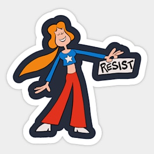 Resist! Sticker